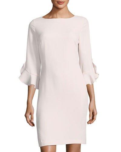 Tulip-sleeve Crepe