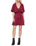 Bow-tie Ruffle Dress