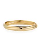 Estate 18k Yellow Gold Thin Cable Bangle