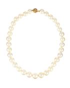 14k South Sea Pearl Swirl Beaded Necklace,
