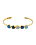 Multi-stone Oval Cuff Bracelet