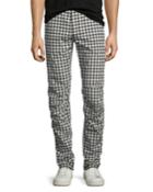 Powel Houndstooth Tapered Jeans