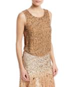 Criminal Love Beaded Open-side Top