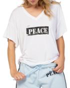 Mia I Am Peace V-neck Tee
