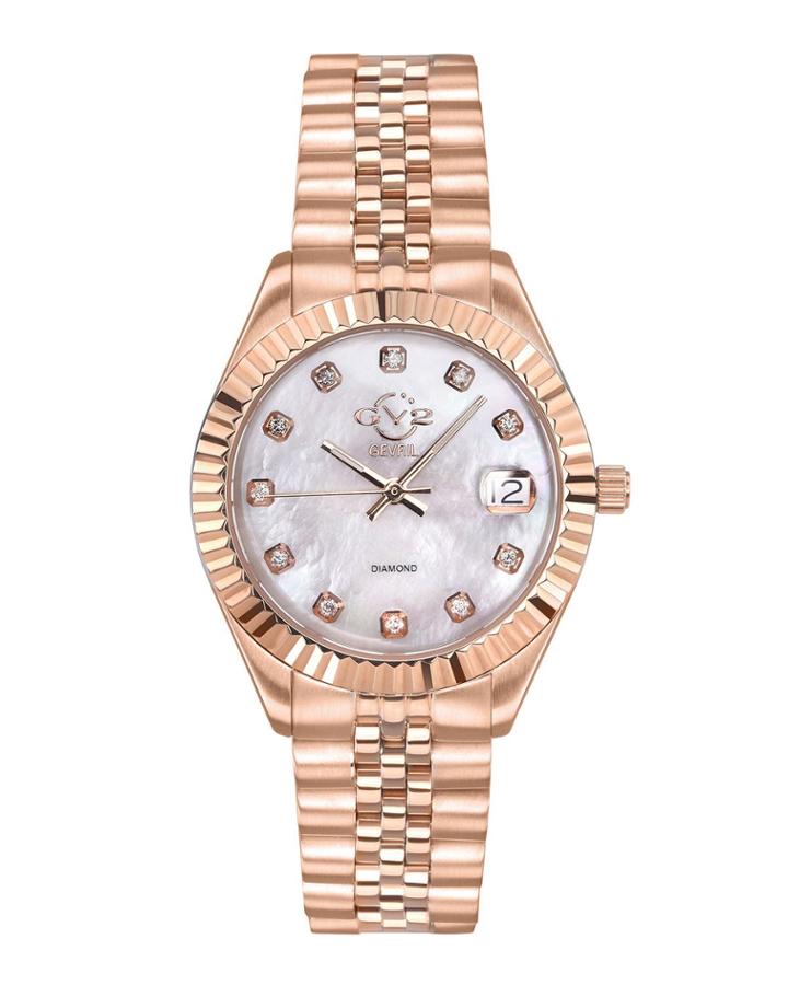 Naples Diamond Swiss Watch, Rose Gold