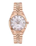 Naples Diamond Swiss Watch, Rose Gold