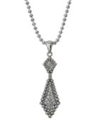 Caviar Spark Diamond Pave Pendant Necklace