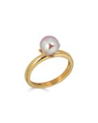 Classic 14k Pink Pearl Ring,