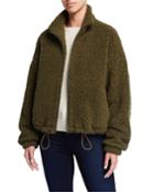 Faux-fur Drawcord Jacket