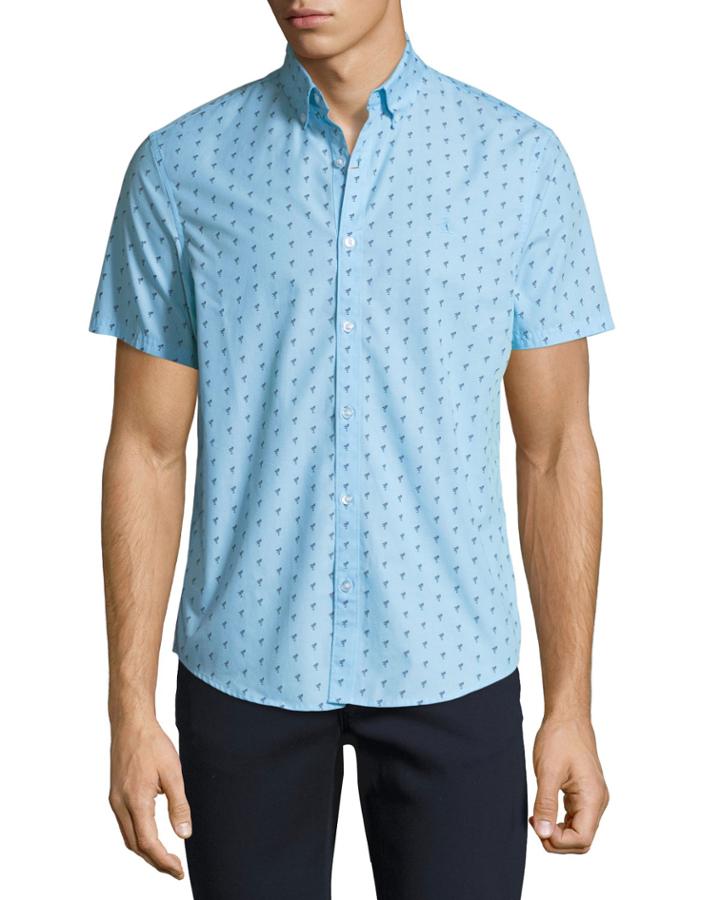 Slim-fit Flamingo Short-sleeve
