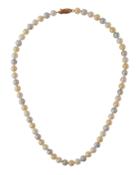 6.5mm Tricolor Akoya Pearl Necklace W/