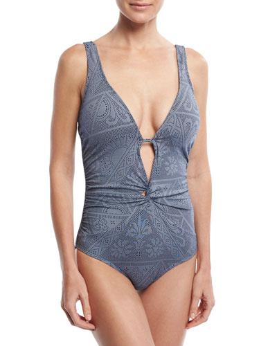 Henna Chambray One-piece