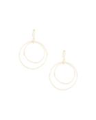 Double-circle Wire Drop Earrings