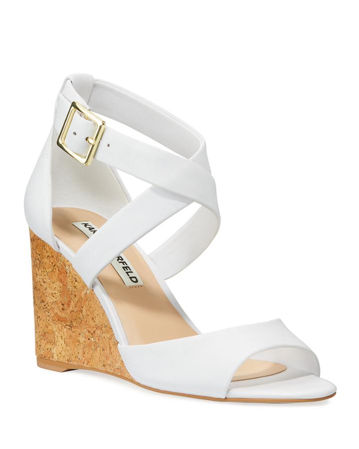 Radka Leather Wedge