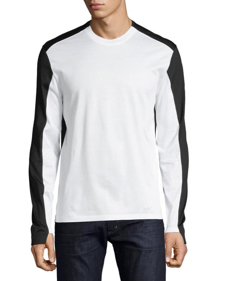 Colorblock Long-sleeve T-shirt