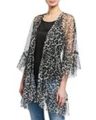 Leopard-print Topper