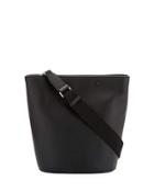 Rhys Leather Bucket Bag, Black