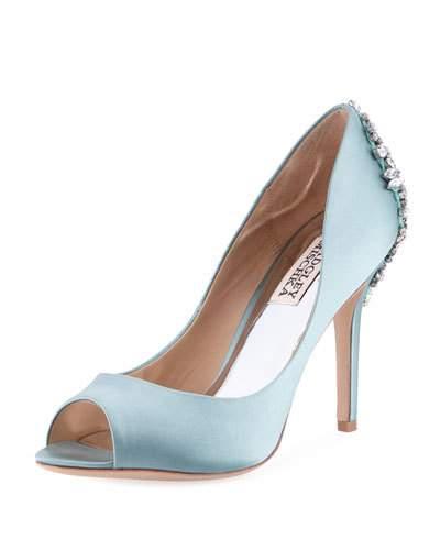 Nilla Satin Embellished Pump,