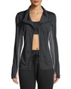 Arctic Asymmetric Two-tone Jacket