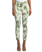 Ankle Skinny Palm Fronds Jeans