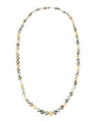 Long Multicolor South Sea & Tahitian Pearl Necklace,