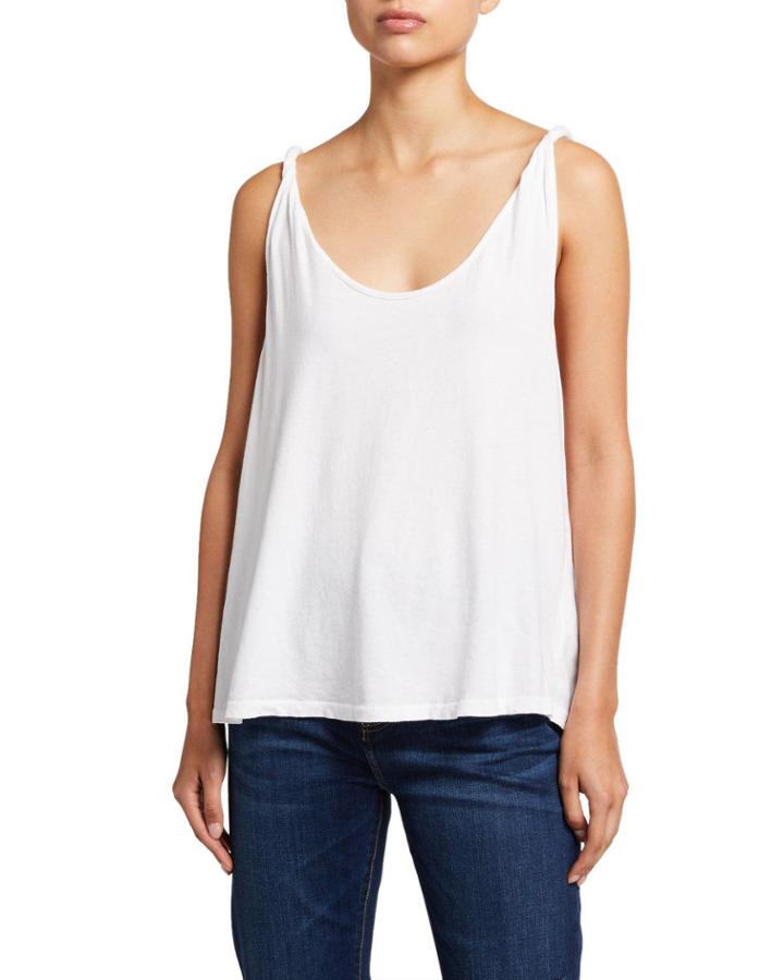 The Twisted Scoop-neck Tank