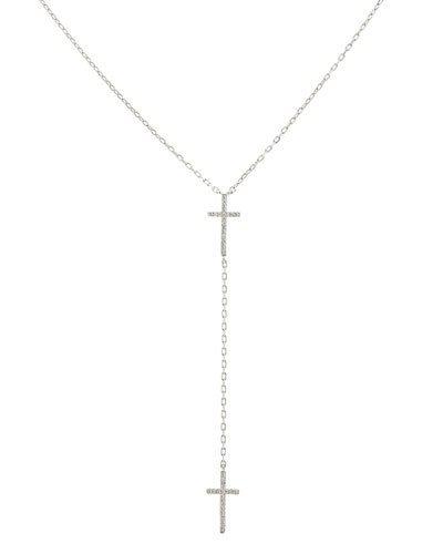 Two-cross Long Chain Necklace