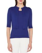 Half-sleeve Sea Island Cotton Cardigan
