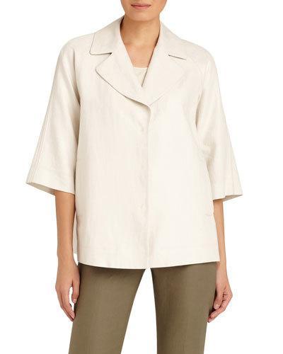 Reba Half-sleeve Topper, Tan