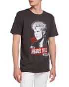 Billy Idol Rebel Yell Graphic Crewneck T-shirt