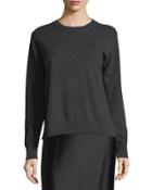 Cashmere Uneven-hem