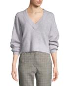 Lofty Alpaca-blend V-neck Pullover