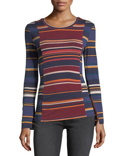 Split Bell-sleeve Top