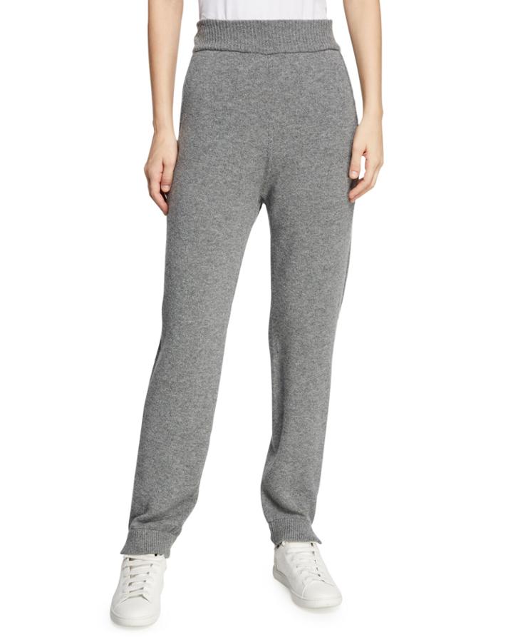 High-waist Wool-blend Jogging Pants