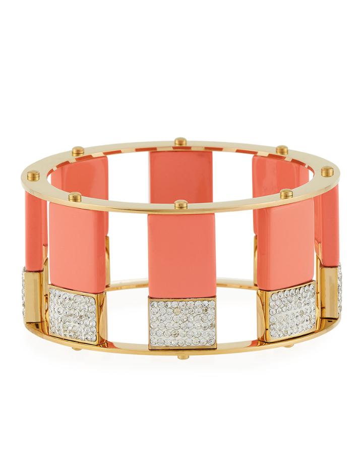 Stackable Tall Crystal Bangle