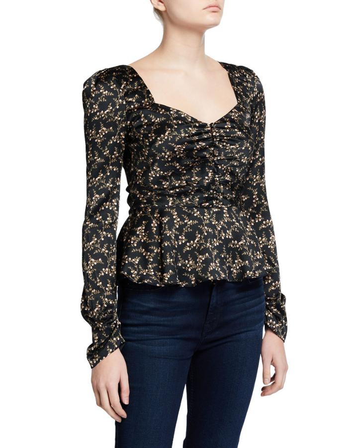 Hammered Silk Twist-front Top