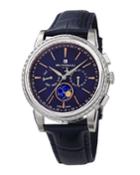 43mm Limited Edition Moonphase Watch, Blue