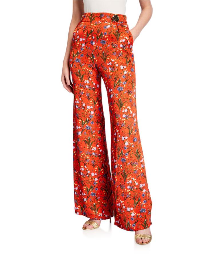 Bridget Trousers With Gold Popper Waist