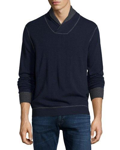 Cashmere Shawl Collar,