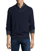 Cashmere Shawl Collar,