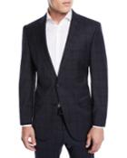 Men's Huge Genius Check Slim-fit Two-piece Wool