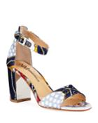 Nautical Block-heel Fabric