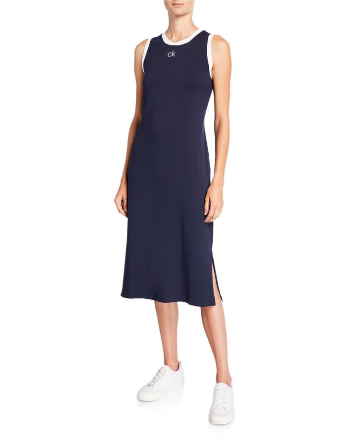 Logo Midi Tank Dress