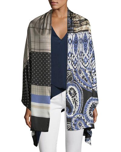 Patchwork Print Wrap