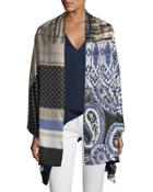 Patchwork Print Wrap