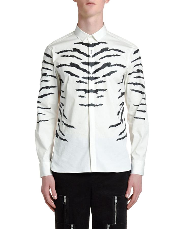 Men's Tiger Stripe-print