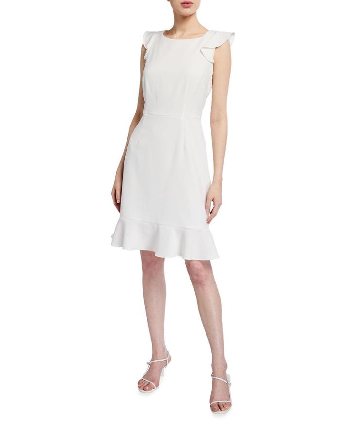 Sophie Crepe Cap-sleeve