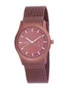 Men's Agerso Quartz Brown Stainless Steel Bracelet Watch