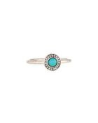 Sterling Lollipop&reg; Mini Ring In Turquoise & Diamonds,
