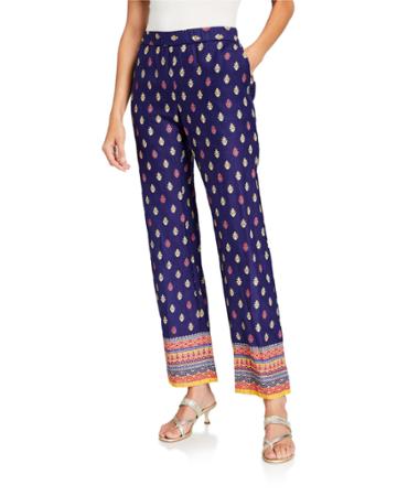 Ruby Lava-print Pants